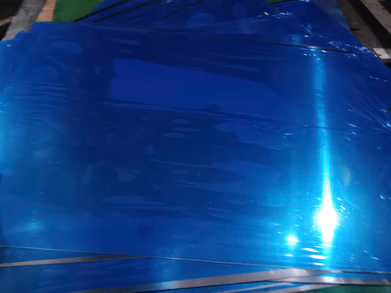 TẤM INOX GƯƠNG XANH